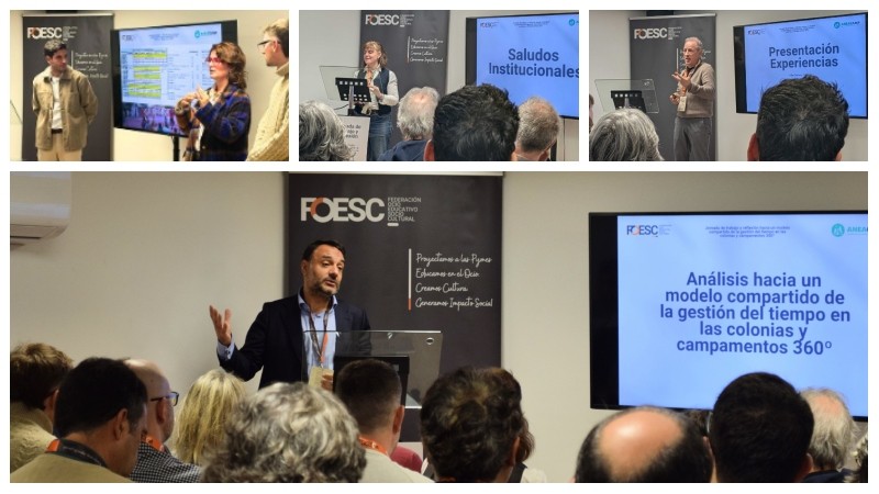 L’ACCAC participa a la jornada de treball de FOESC sobre un model compartit del temps i els RRHH a les colònies 360